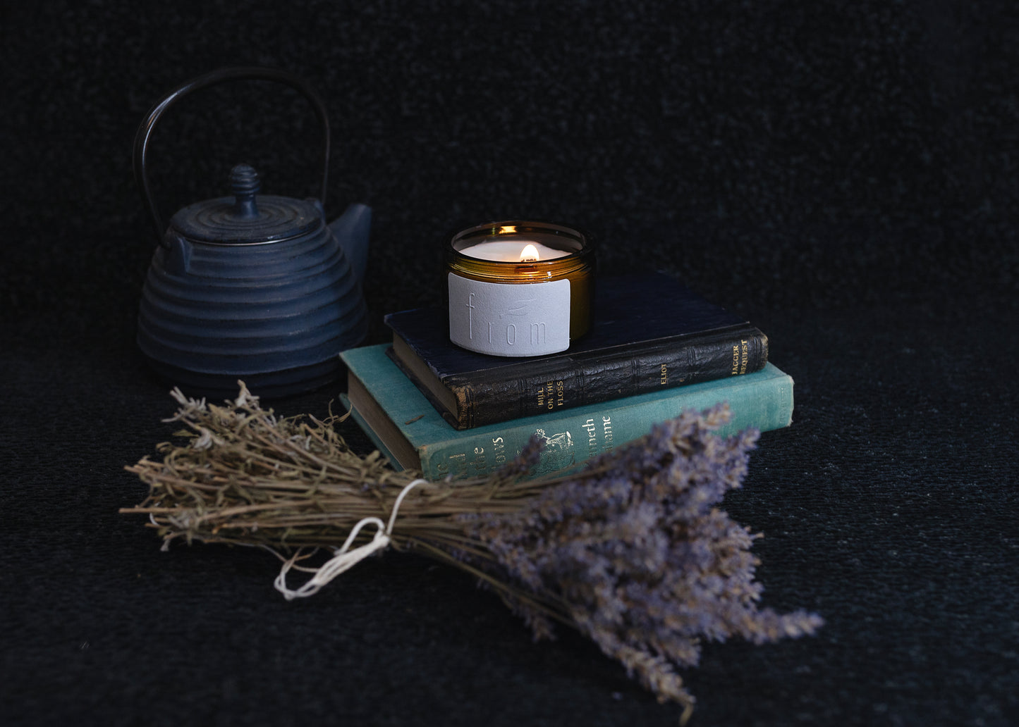 Vintage Green Glass Artisan candle - Lemon Grass/ Eucalyptus