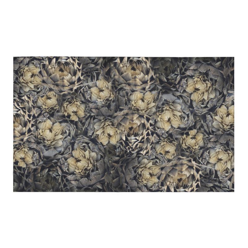 Garden Glory Artichoke Linen Tablecloth