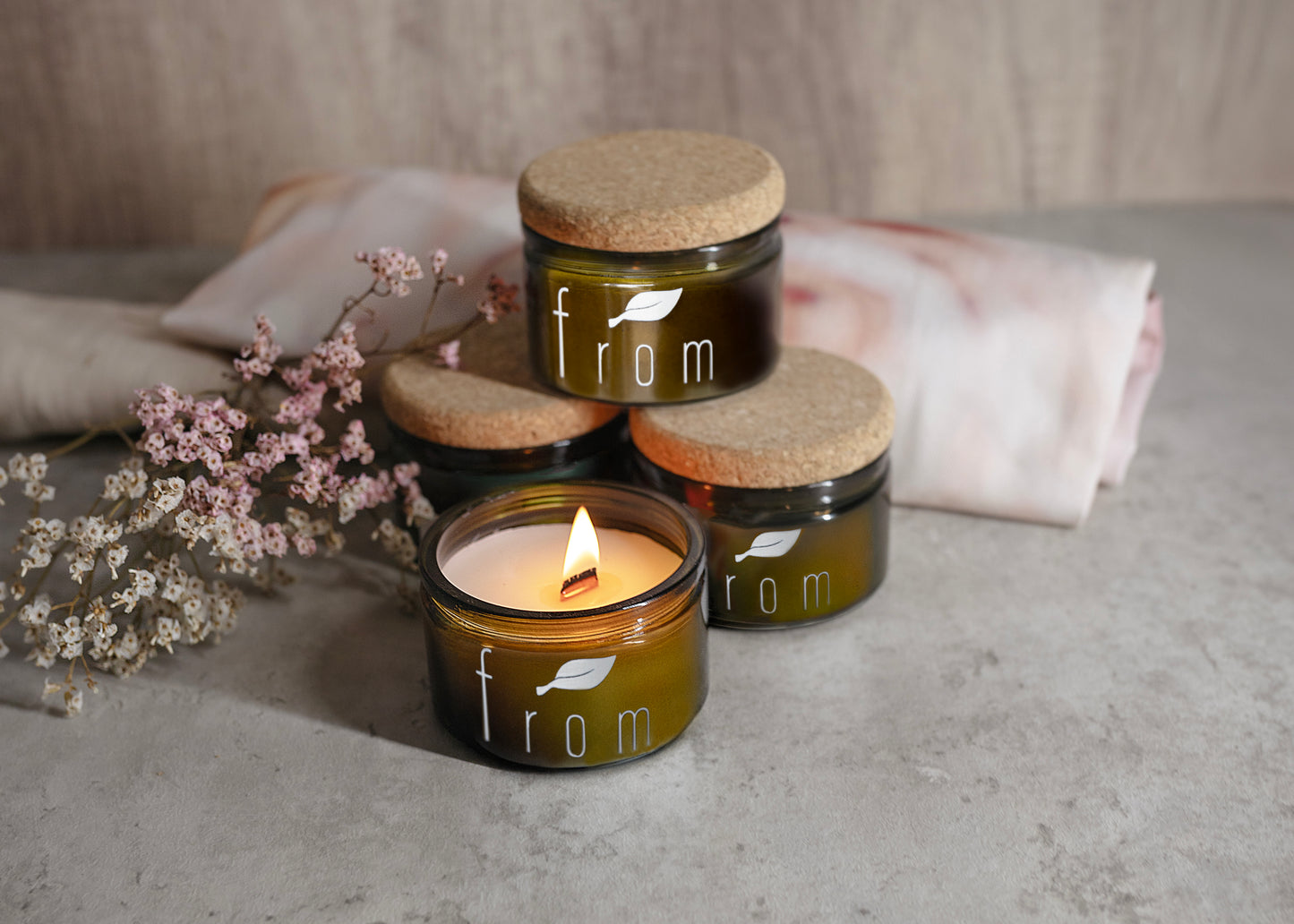 The Verdant Glass Line - Vintage Green 4oz Candle