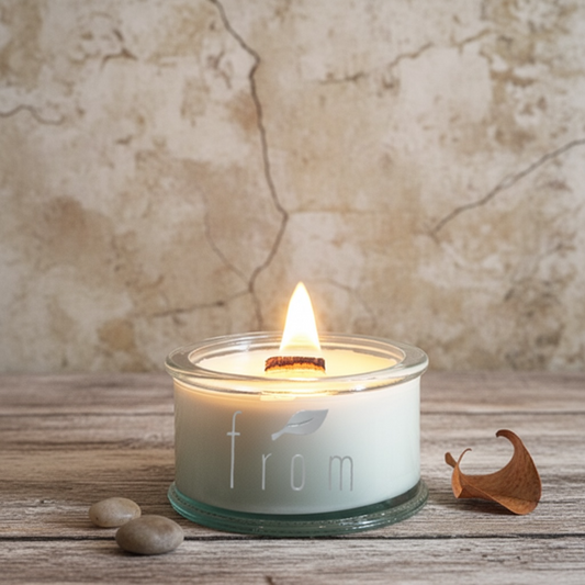 The Trace Candle Selection -  Recycled Glass 10 oz Candle