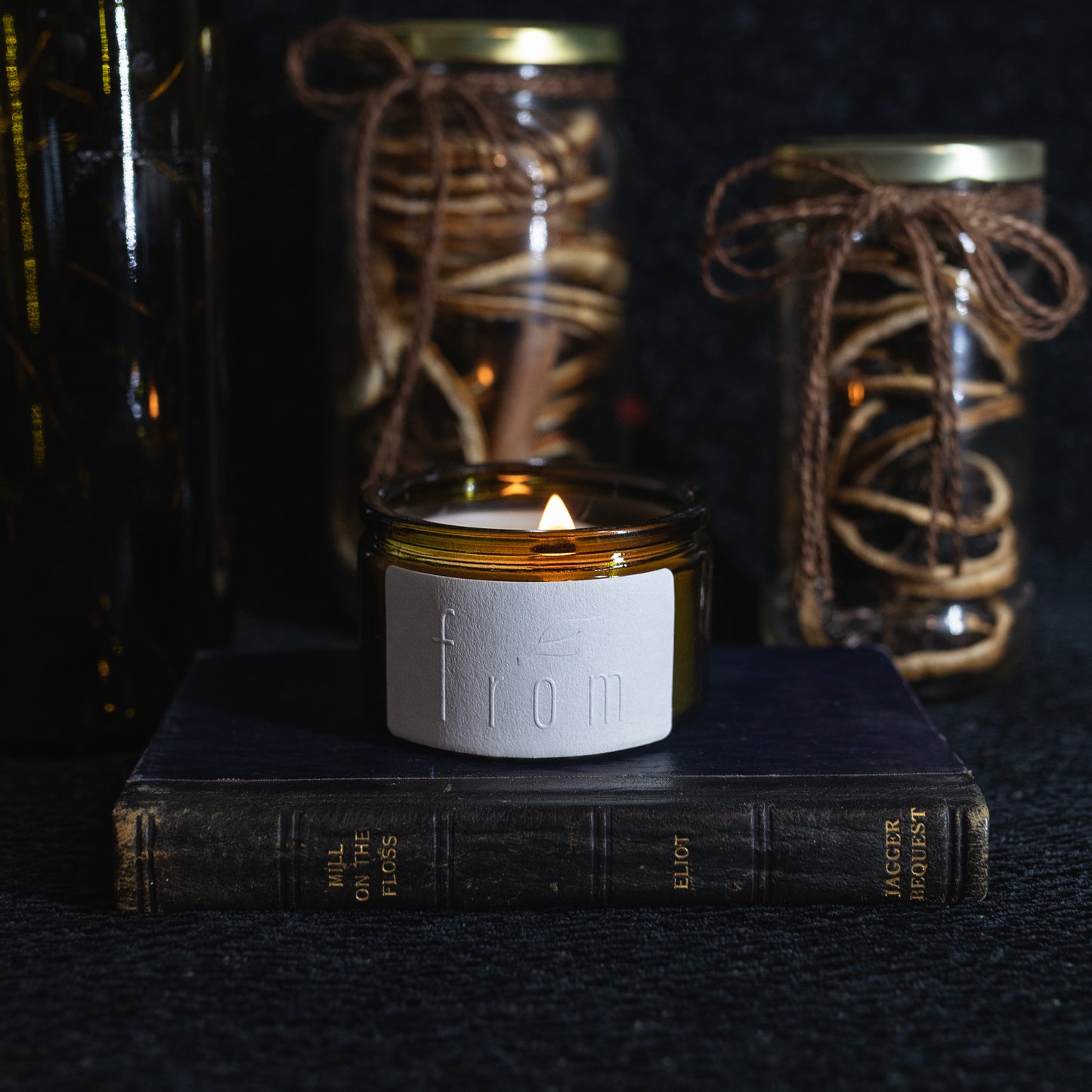 The Trace Candle Selection -  Recycled Glass 10 oz Candle