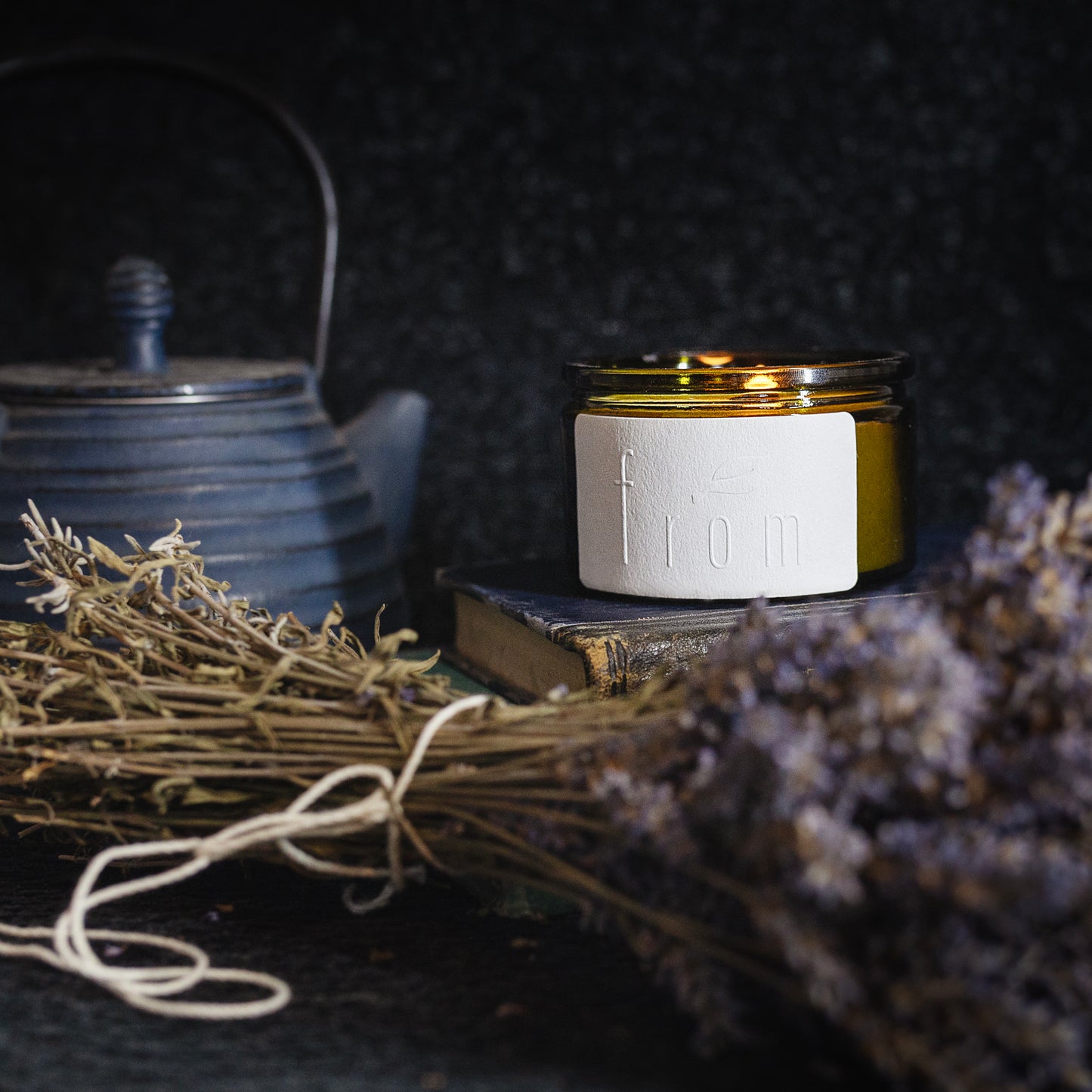 The Trace Candle Selection -  Recycled Glass 10 oz Candle